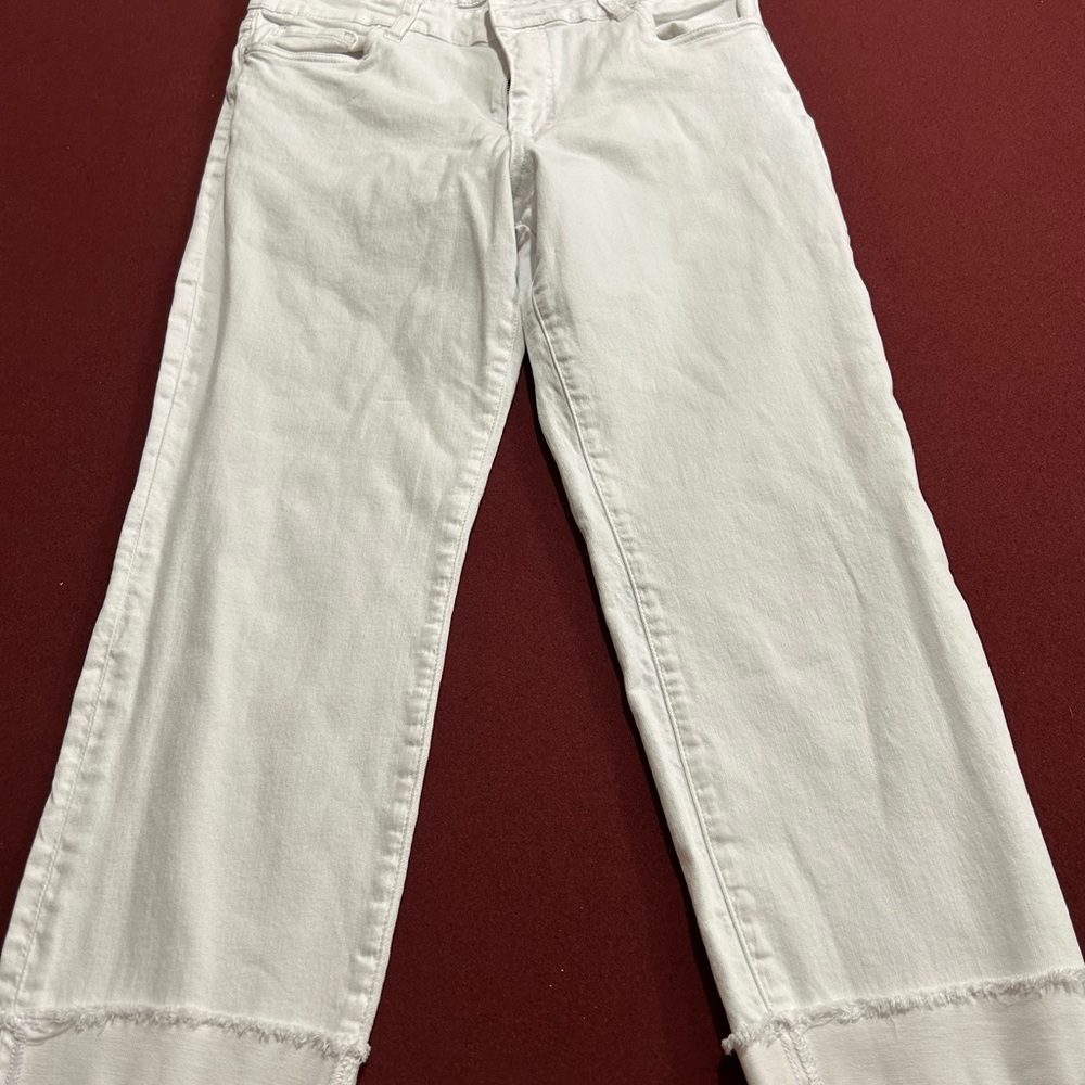 Kut from the Kloth White Ankle Jeans